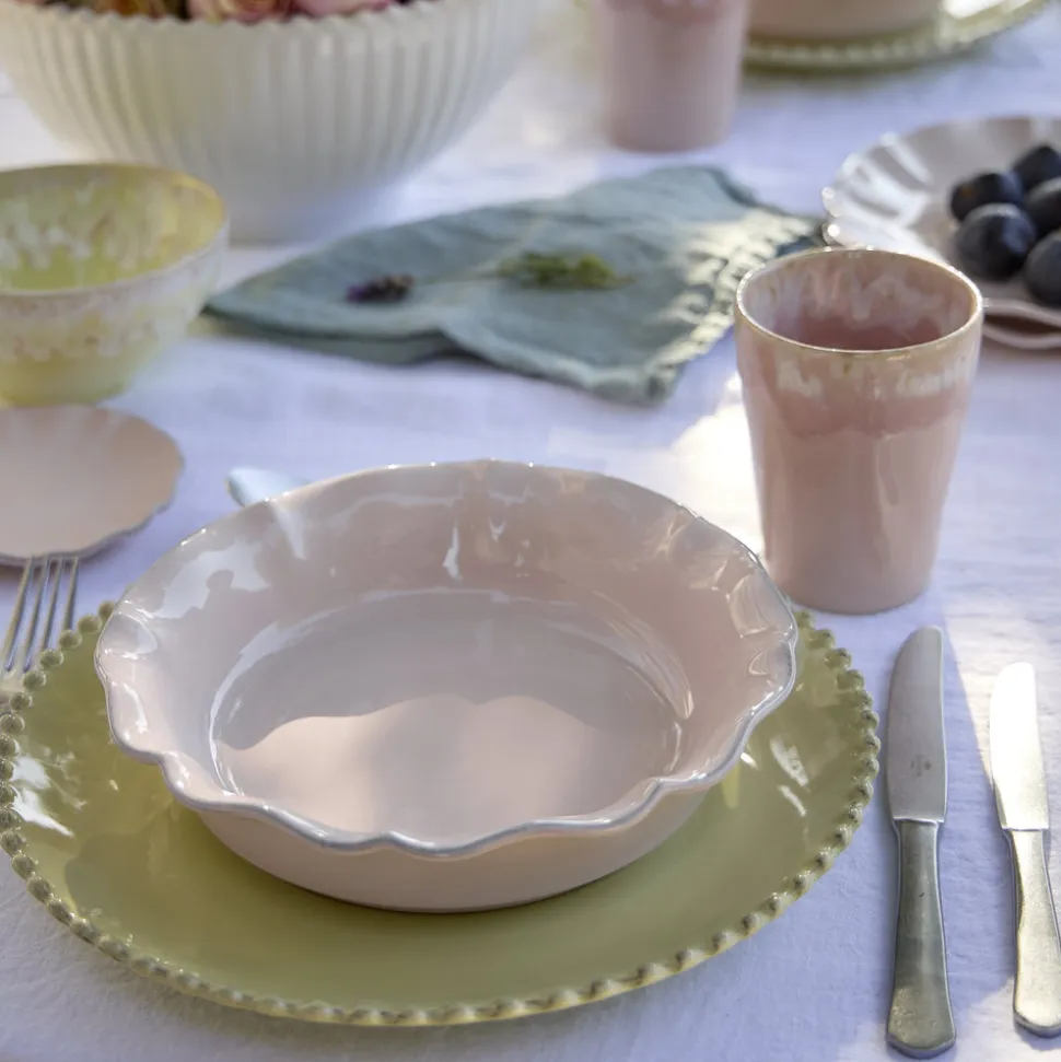 Rosa Collection Pasta Bowls in Rosé, Set of 6
