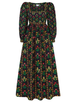 Rose Border Cornelia Dress