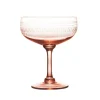 Rose Cocktail Glasses With Ovals Design, Set of 4