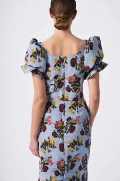 Rose Dress in Blue