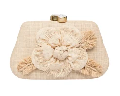 Rosie Clutch in Natural