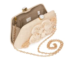 Rosie Clutch in Natural