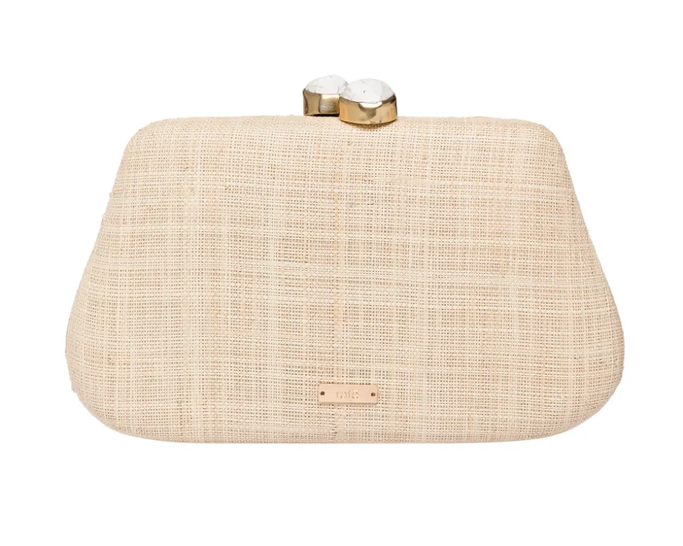 Rosie Clutch in Natural
