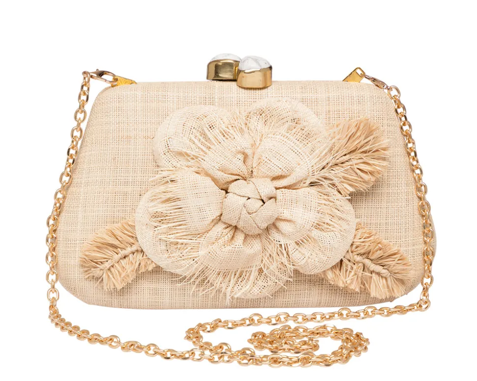 Rosie Clutch in Natural