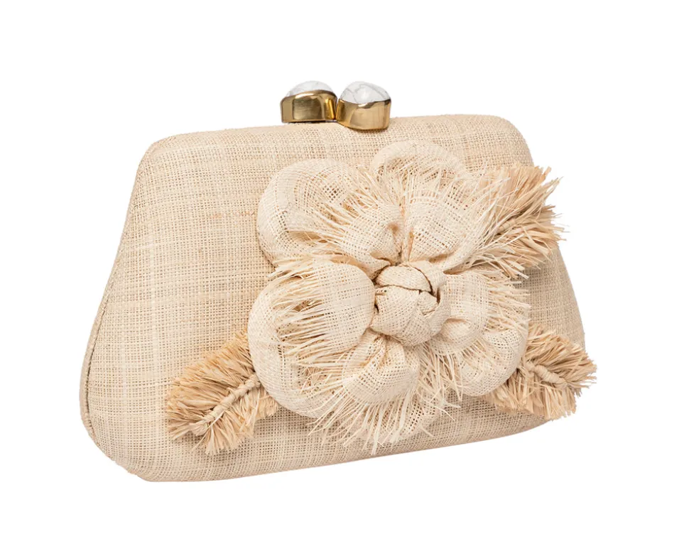 Rosie Clutch in Natural