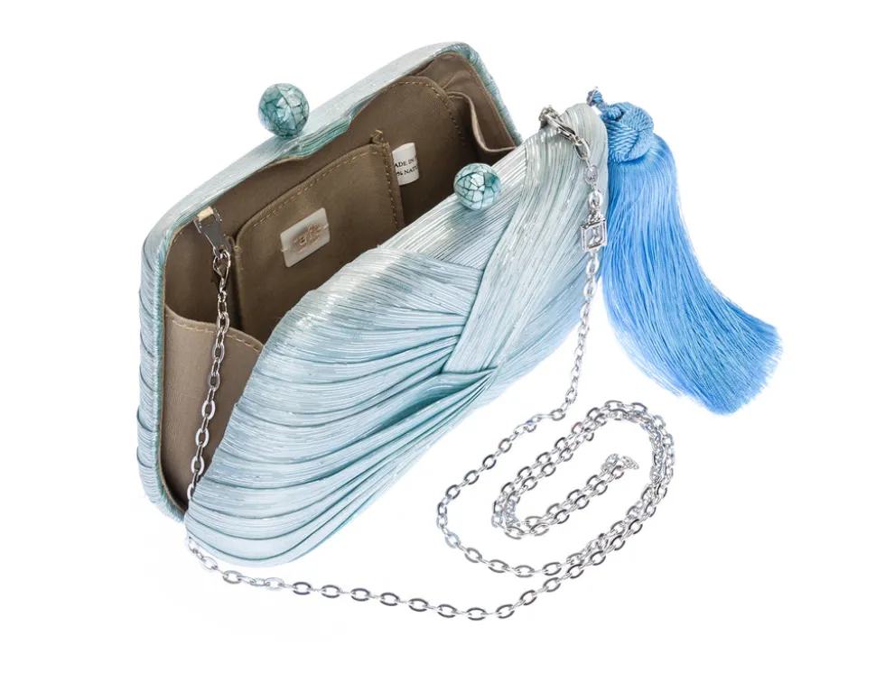 Rosie Clutch in Sky Blue