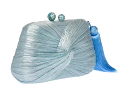 Rosie Clutch in Sky Blue