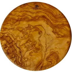 Round Olive Wood Cutting Board