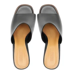 Rowan Leather Sandal in Black