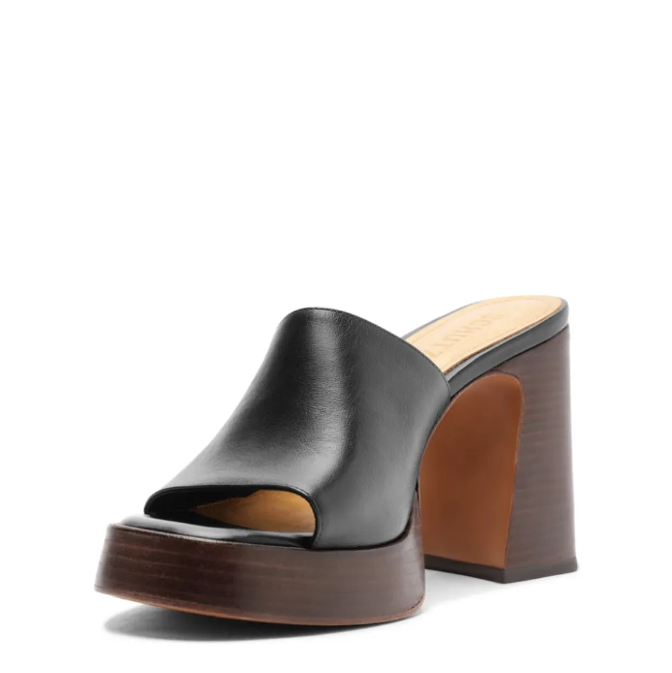 Rowan Leather Sandal in Black