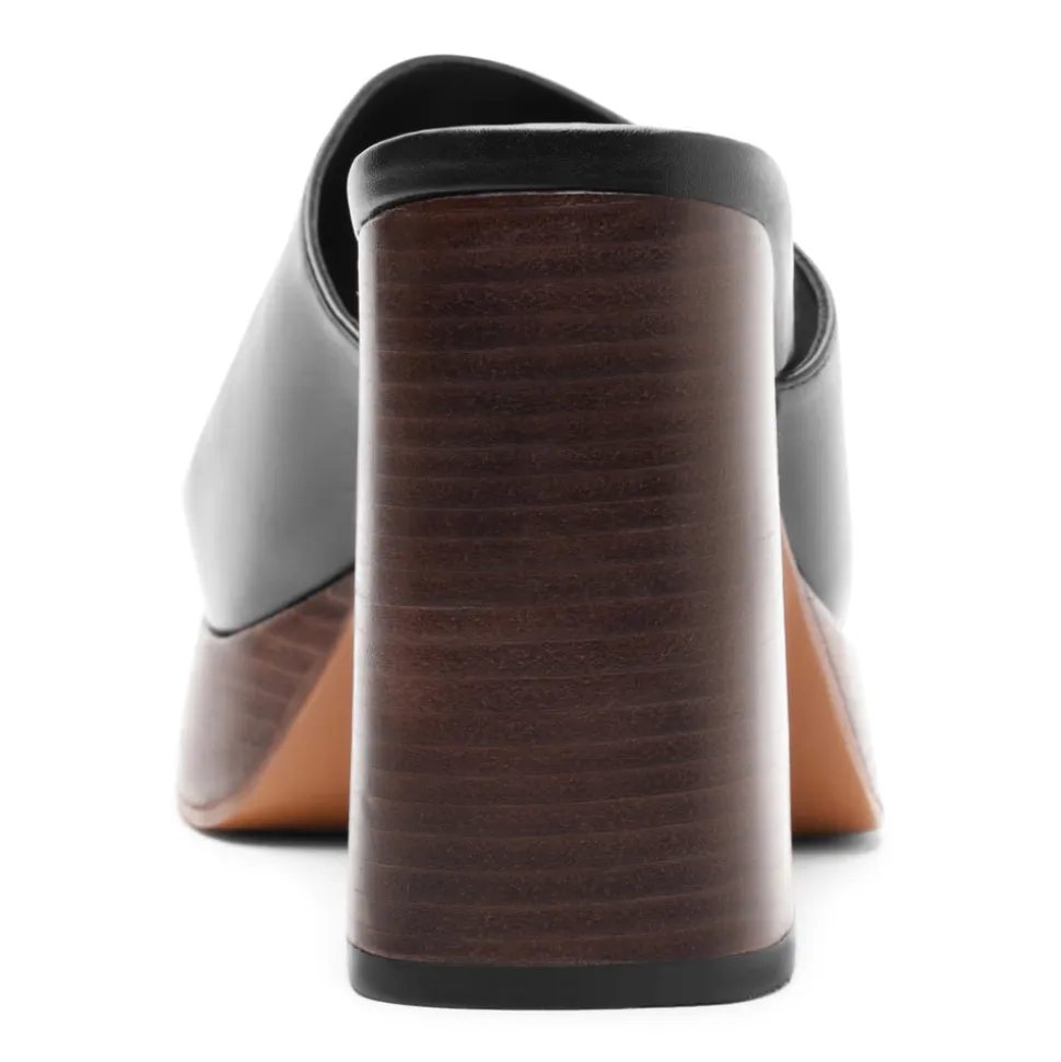 Rowan Leather Sandal in Black