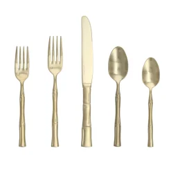 Royal Pacific Brushed Champagne Flatware Set