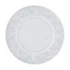 Rua Nova Dinner Plate in White Antique