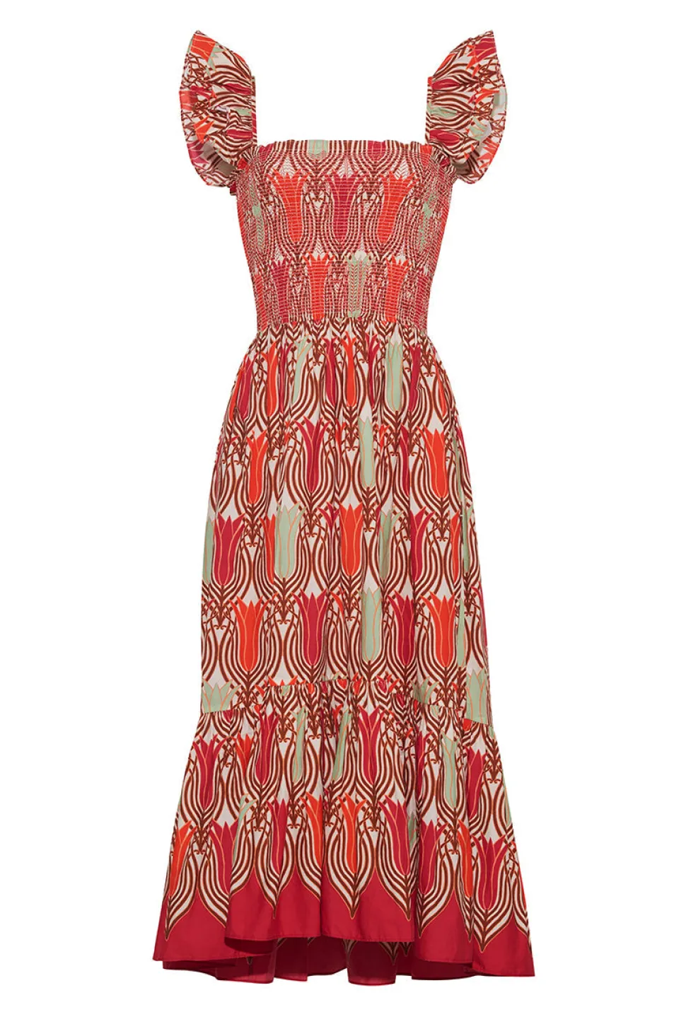 Ruby Dress in Lana Egret