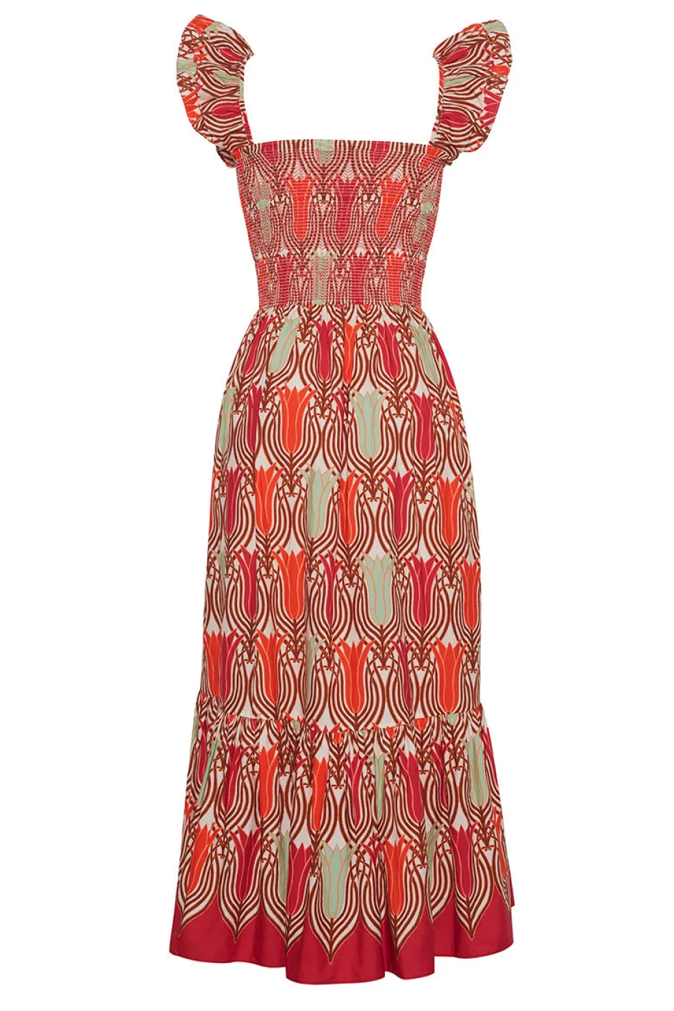 Ruby Dress in Lana Egret