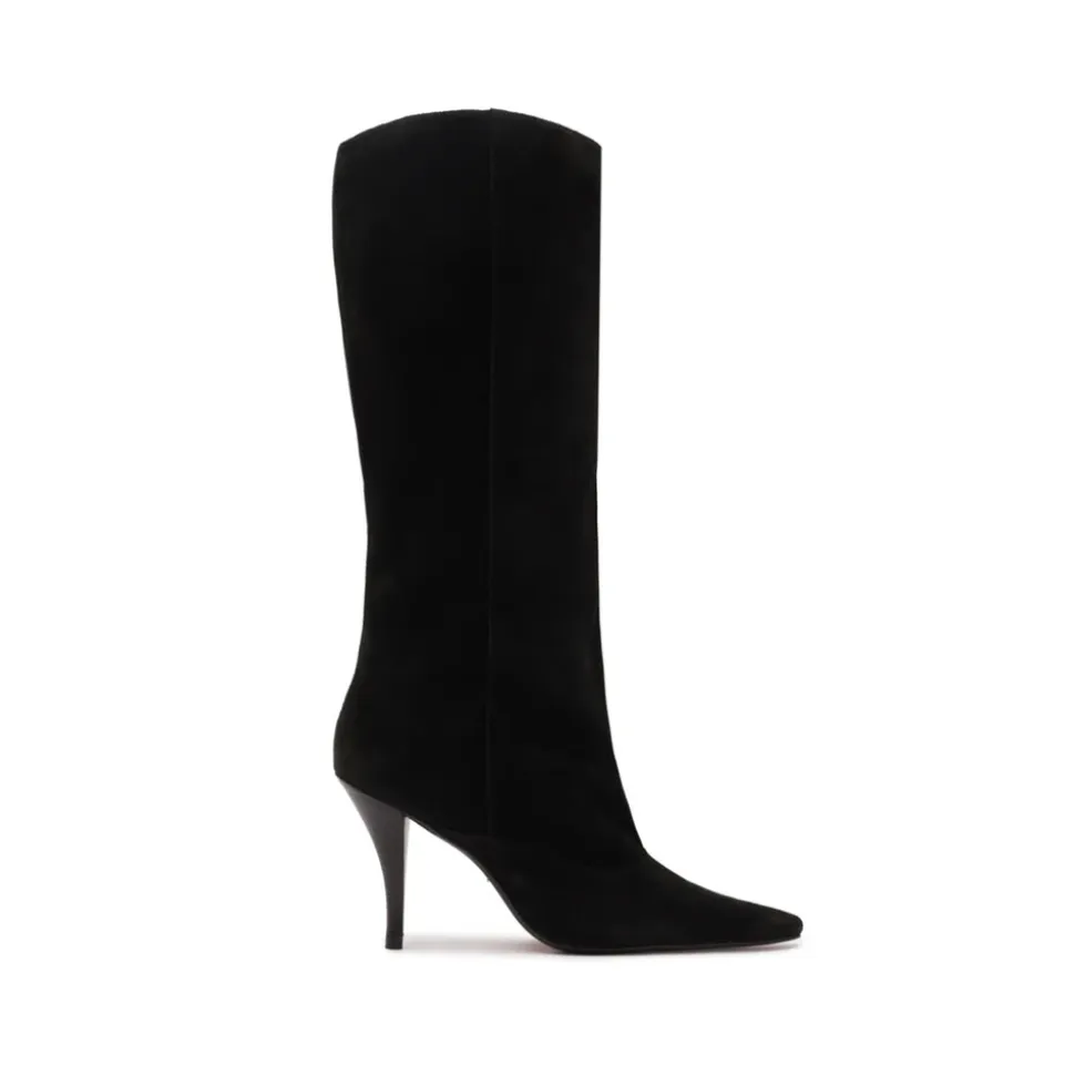 Rudy Suede Boot in Black