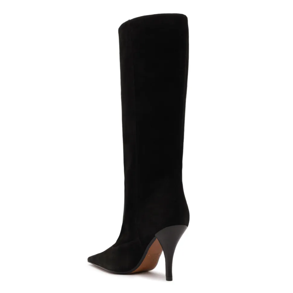 Rudy Suede Boot in Black