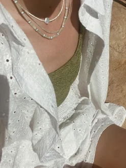 Rue Necklace in Mint
