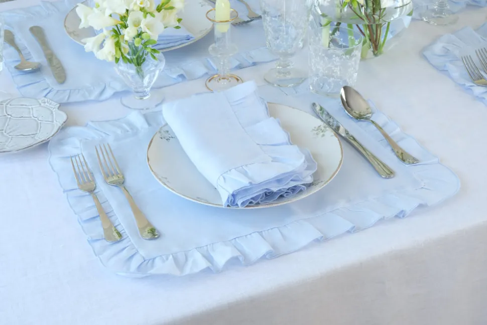 Ruffles Mavi Napkin, Set of 4