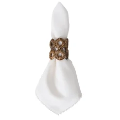 Rustic Ring Napkin Ring in Natural, Set of 4