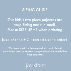 Sailor Hearts Two Piece Kids Pajamas in Chatham Blue