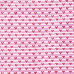 Sailor Hearts Zip Baby Onesie in Posie Pink