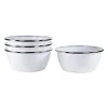 Salad Bowls in Solid White, Set of 4