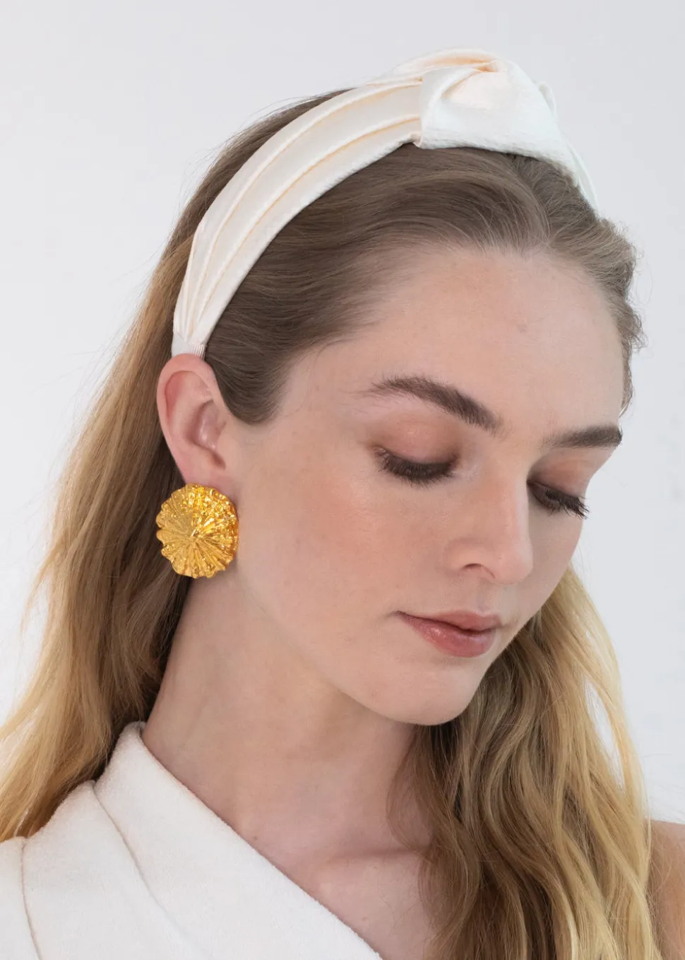 Samaya Headband in Cream