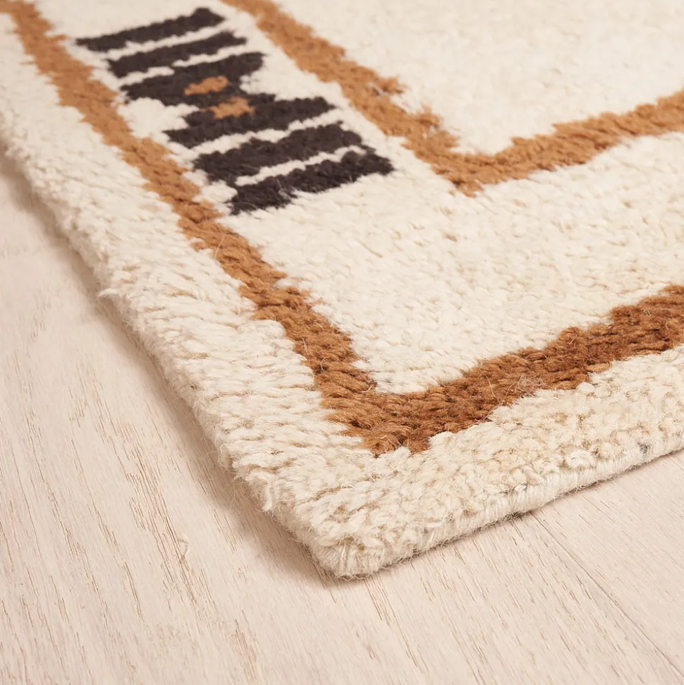 Samsun Moroccan Wool Rug in Carbon
