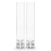 Sancia Taper Holder with Sleeve in Clear Rim, Set of 2