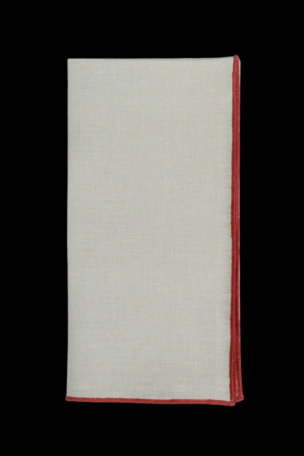 Sand Napkin Orange Small Trim, Set of 4