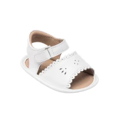 Sandal with Scallop White