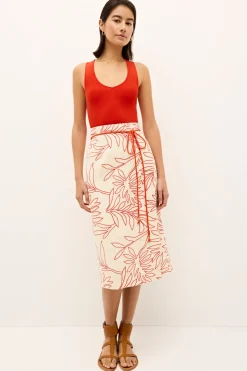 Sandra Skirt in Tigerlily