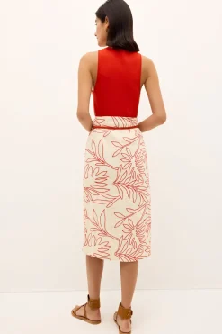 Sandra Skirt in Tigerlily