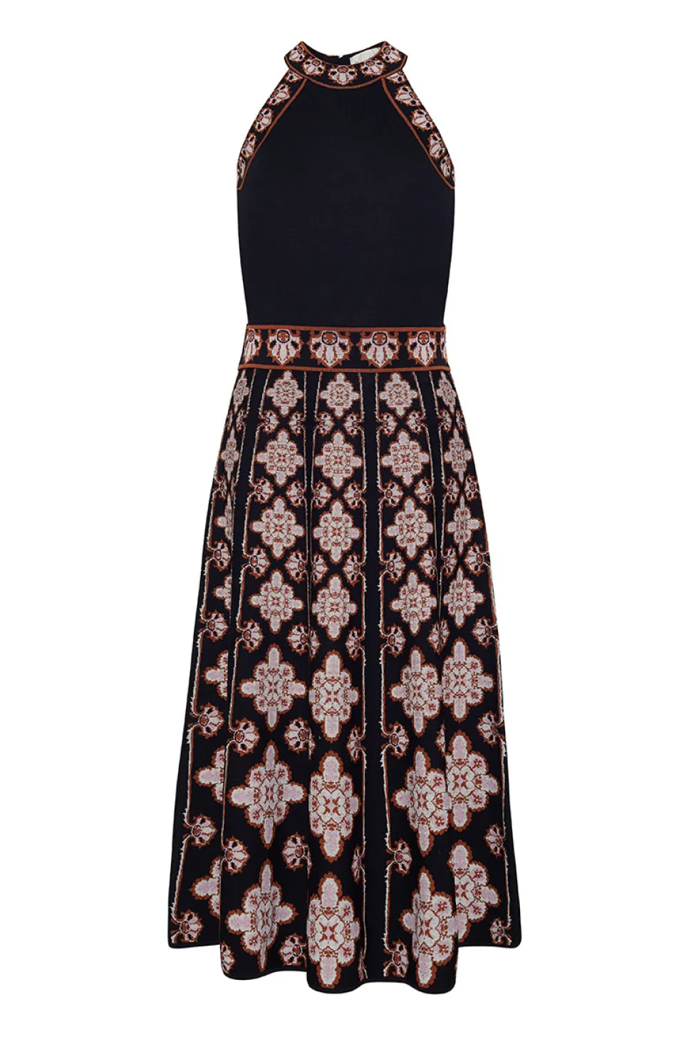 Sandrinna Dress in Vintage Scarf Black