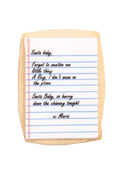 Santa Baby Sugar Cookies, Set of 12