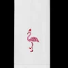 Santa Hat Flamingo Hand Towel