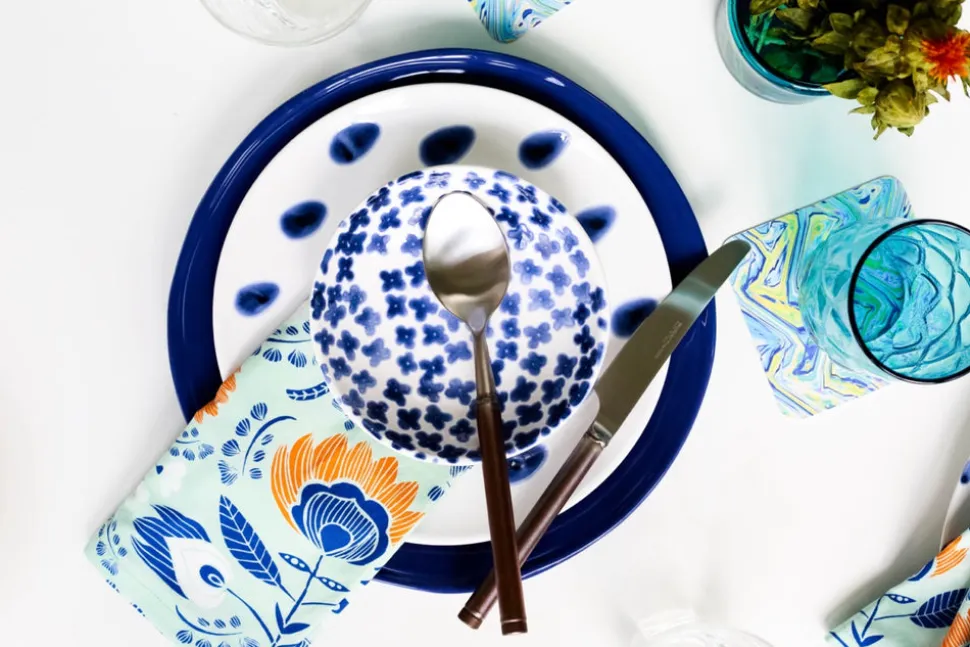 Santorini Assorted 12-Piece Place Setting