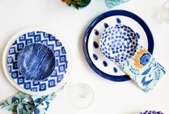 Santorini Dot Salad Plate