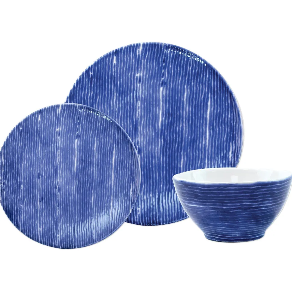 Santorini Stripe 3-Piece Place Setting