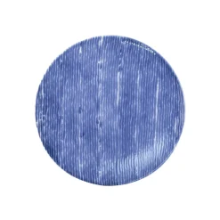 Santorini Stripe Salad Plate