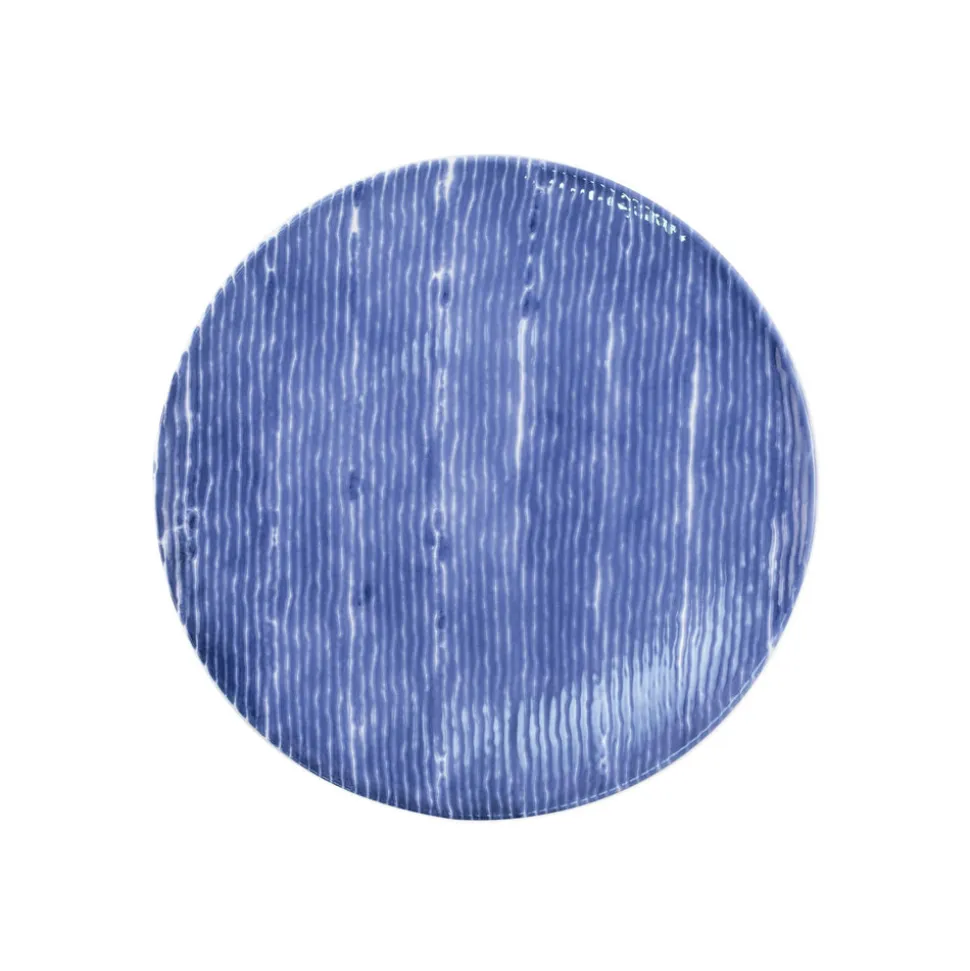 Santorini Stripe Salad Plate