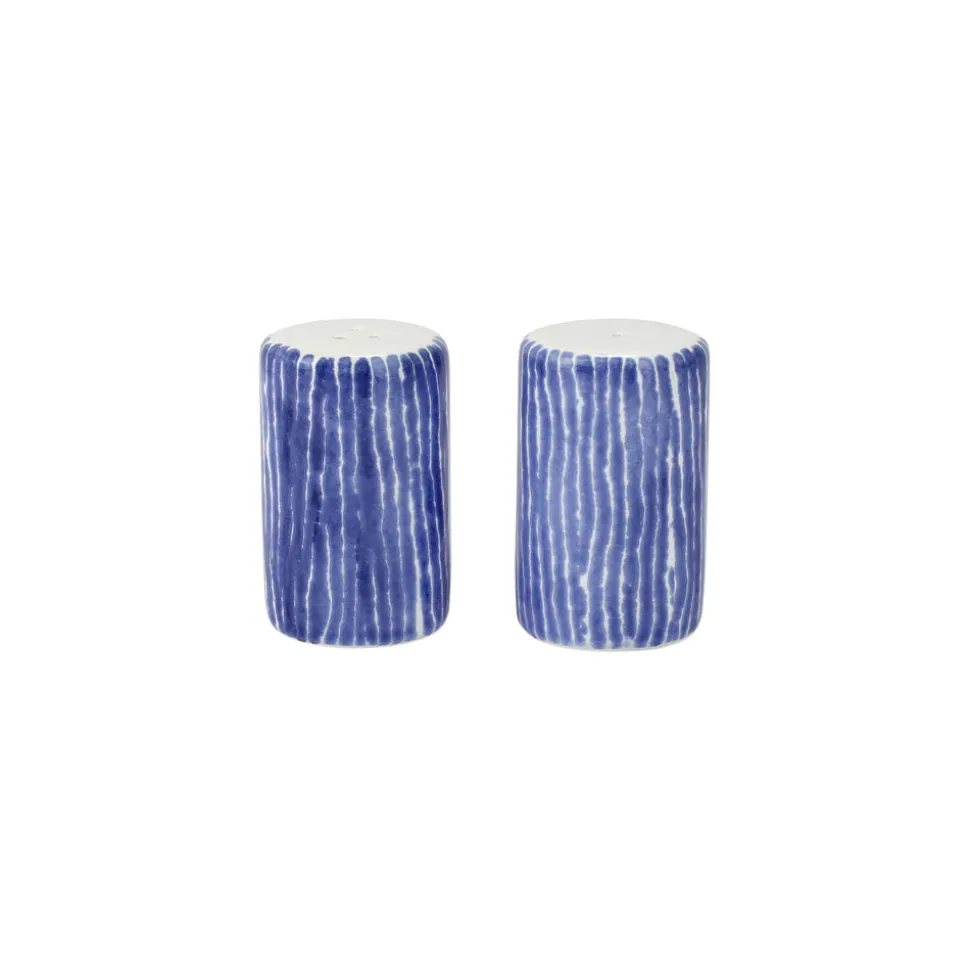 Santorini Stripe Salt & Pepper