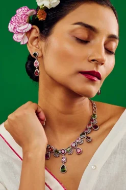 Sanya Multicolor Gemstones Earrings