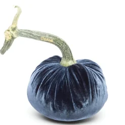 Sapphire Silk Velvet Pumpkin