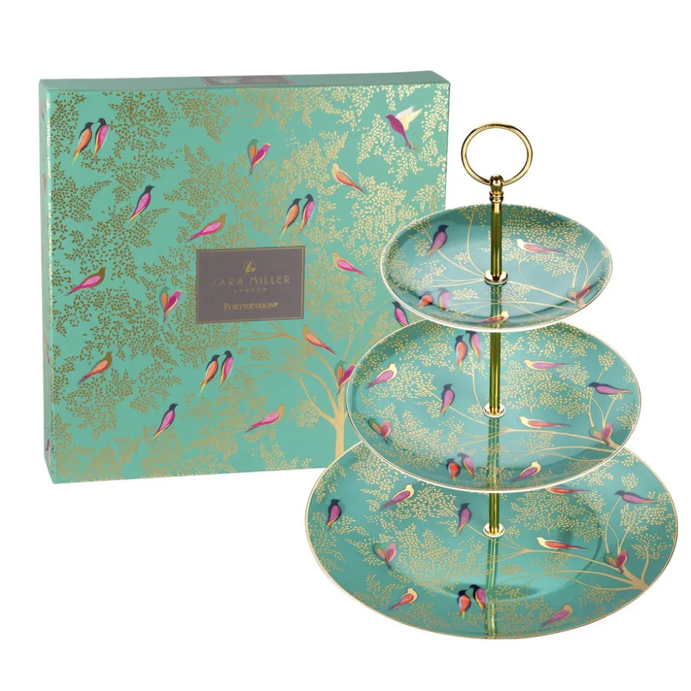 Sara Miller Chelsea Collection Cake Stand