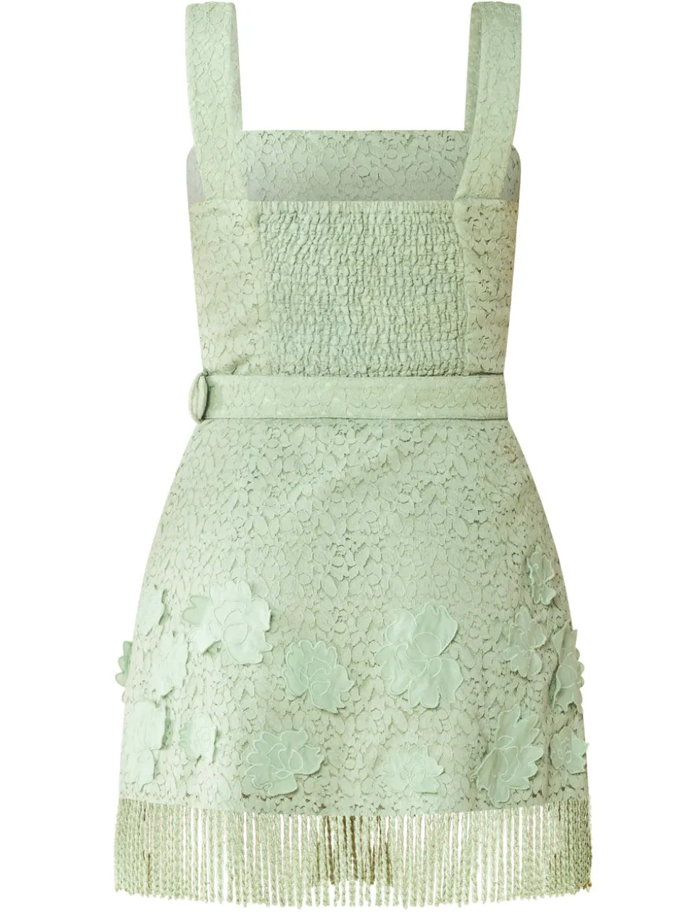 Sarah Bird Mini Dress in Minty Green