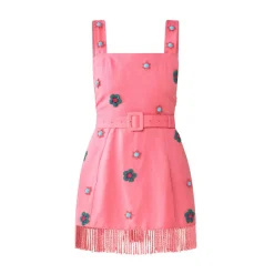 Sarah Bird Mini Dress in Pink Party