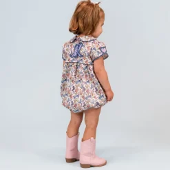 Sarita Girl Bubble in Boots Print