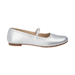 Sasha Ballerina Flat Silver